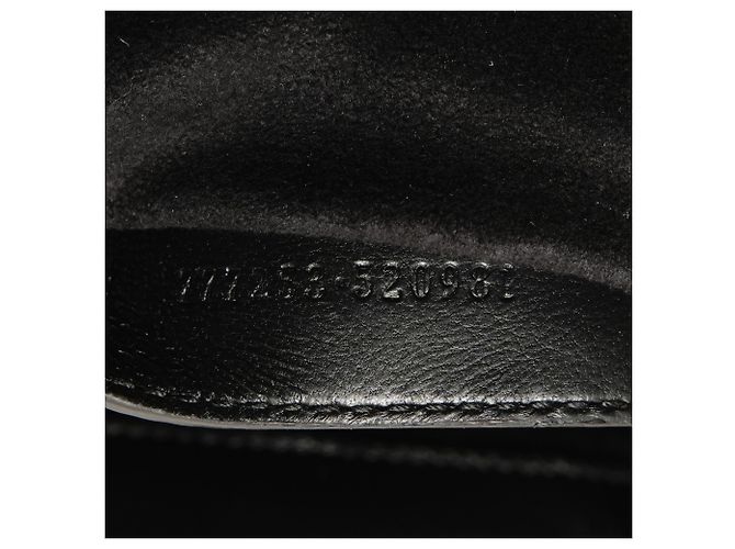 Gucci GG Marmont gesteppter Lederrucksack Schwarz - Ansicht 10