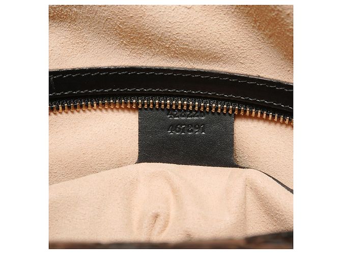 Borsa a mano e a tracolla Gucci GG Shima in pelle Nero - vista 11