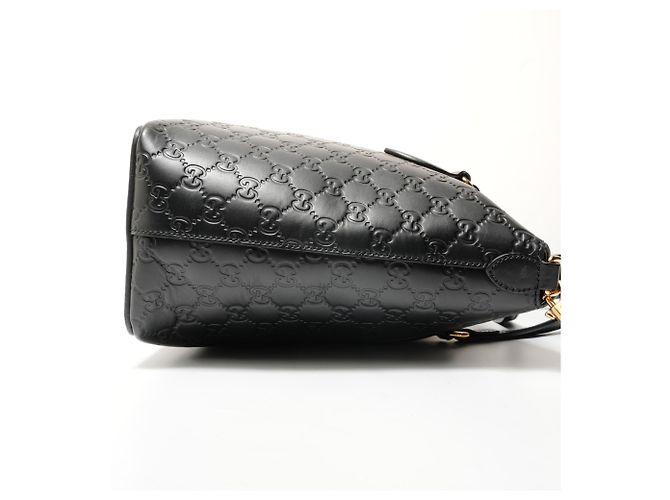Borsa a mano e a tracolla Gucci GG Shima in pelle Nero - vista 4