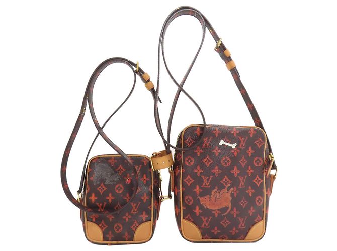 Louis Vuitton Monogram Panam Set Catgram Borsa a Spalla Monogramma - vista 2