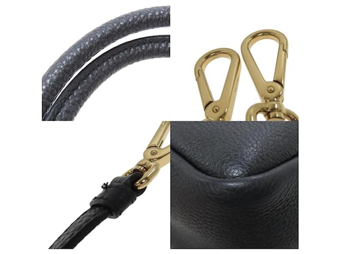 Borsa a mano in pelle nera Prada Nero - vista 8