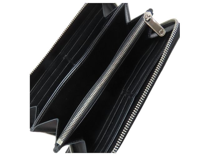 Louis Vuitton Mahina Leder Zippy Wallet Schwarz - Ansicht 3