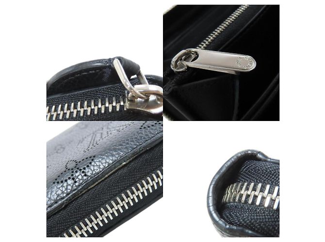Louis Vuitton Mahina Leder Zippy Wallet Schwarz - Ansicht 8