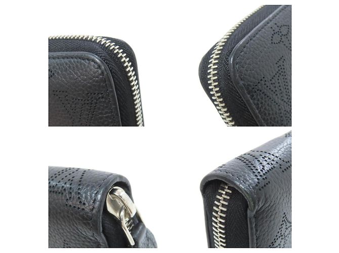 Louis Vuitton Mahina Leder Zippy Wallet Schwarz - Ansicht 9