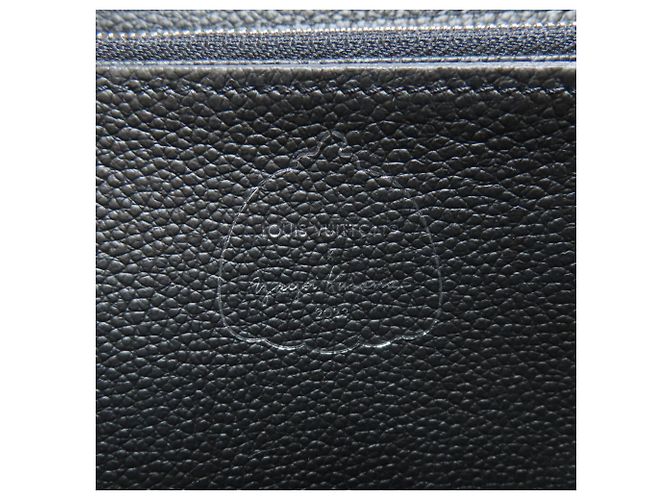 Cartera Zippy Louis Vuitton - Colección Empreinte Negro Blanco - vista 5