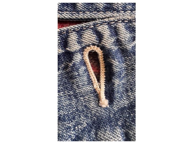 Visvim Social Sculpture Coverall Indigo VS0001636 Blu - vista 11
