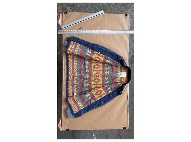 Visvim Social Sculpture Coverall Indigo VS0001636 Blu - vista 12