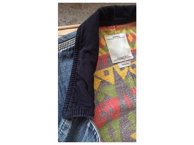 Visvim Social Sculpture Coverall Indigo VS0001636 Blu - vista 15
