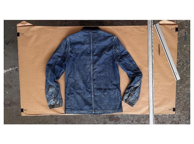 Visvim Social Sculpture Coverall Indigo VS0001636 Blu - vista 18