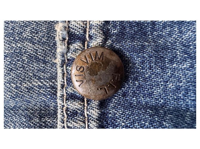 Visvim Social Sculpture Coverall Indigo VS0001636 Blu - vista 5