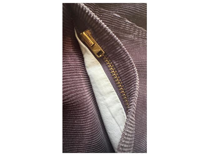 Visvim Giza Corduroy Wide Pants Nero - vista 9