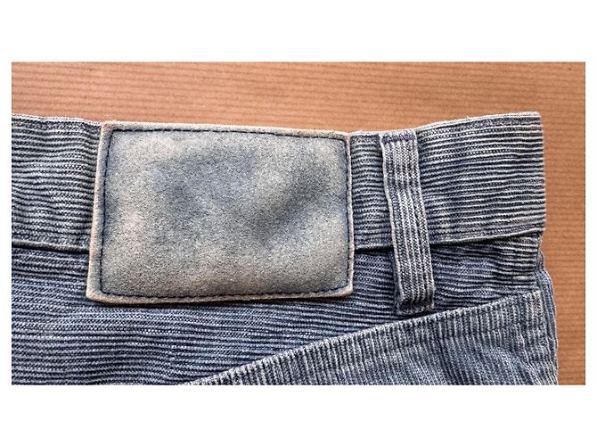 Visvim Fluxus 03 Kano Shorts Velluto Blu Chiaro - vista 11