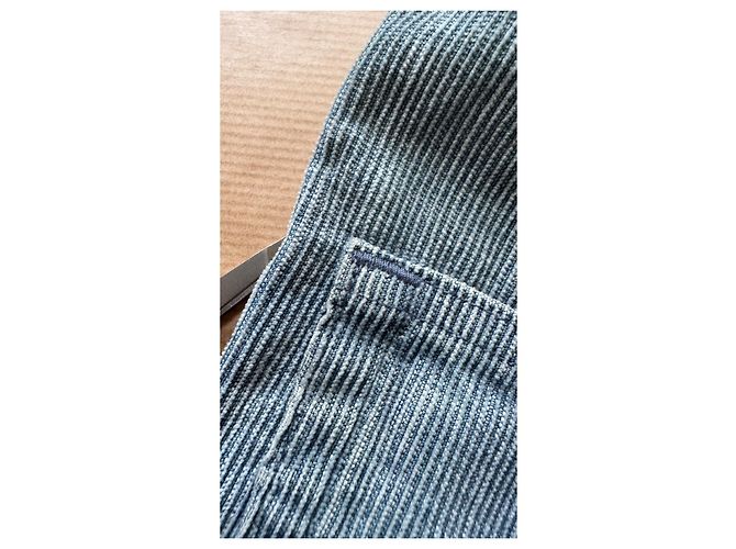 Visvim Fluxus 03 Kano Shorts Velluto Blu Chiaro - vista 13
