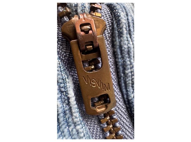 Visvim Fluxus 03 Kano Shorts Velluto Blu Chiaro - vista 4