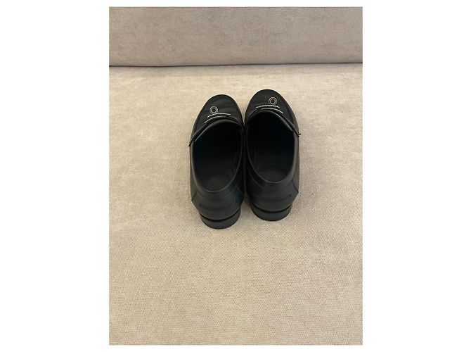 Mocassini in pelle nera Hermès Nero - vista 2