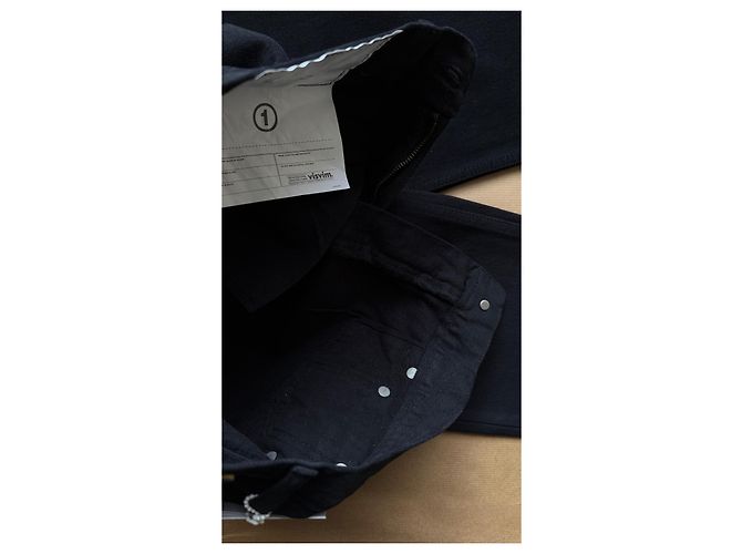 Visvim Social Sculpture 03 Overdye Black Denim Nero - vista 16