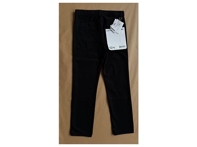 Visvim Social Sculpture 03 Overdye Black Denim Nero - vista 17