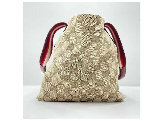 Borsa tote Gucci beige - vista 5