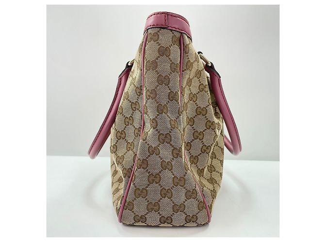 Borsa Tote Gucci Sukey beige - vista 5