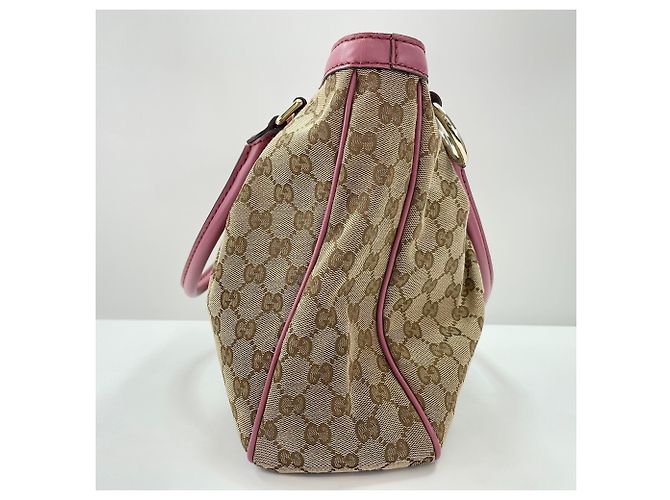 Borsa Tote Gucci Sukey beige - vista 6