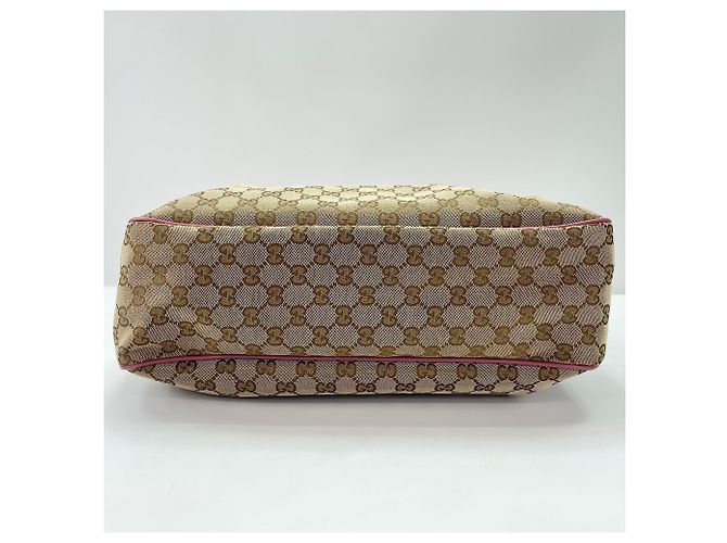 Borsa Tote Gucci Sukey beige - vista 7