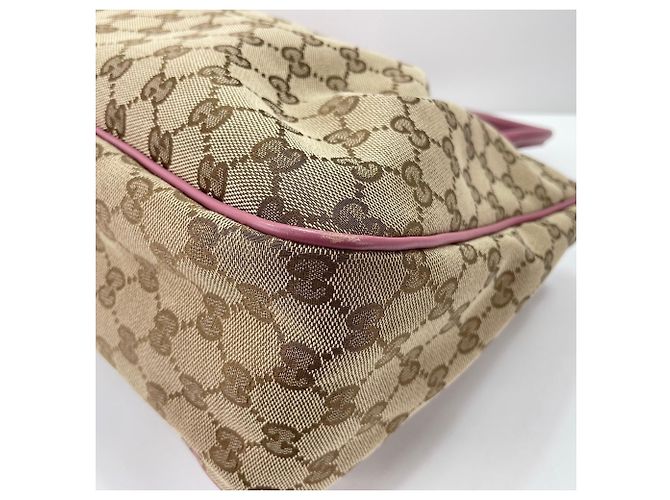 Borsa Tote Gucci Sukey beige - vista 9