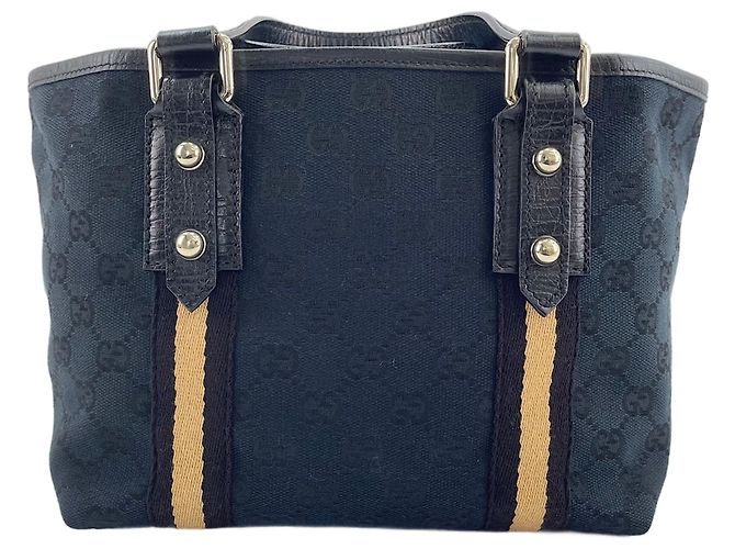 Bolso Gucci Sherry Line negro - vista 3