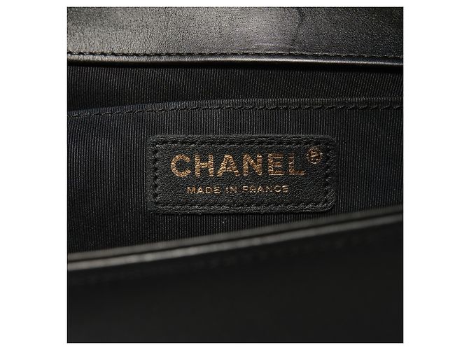 Borsa a Spalla Chanel Boy Metallica Metallico - vista 11