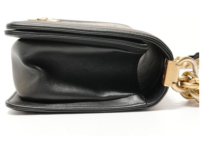 Borsa a Spalla Chanel Boy Metallica Metallico - vista 4