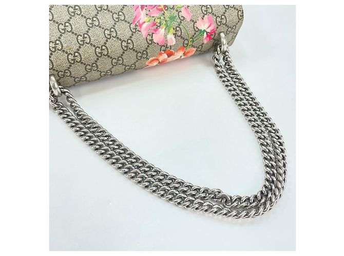 Borsa a Spalla Gucci Dionysus GG Blooms Beige - vista 11