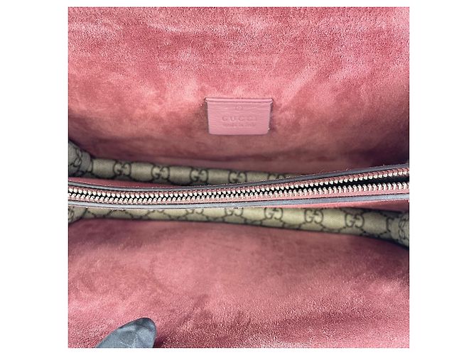 Borsa a Spalla Gucci Dionysus GG Blooms Beige - vista 13