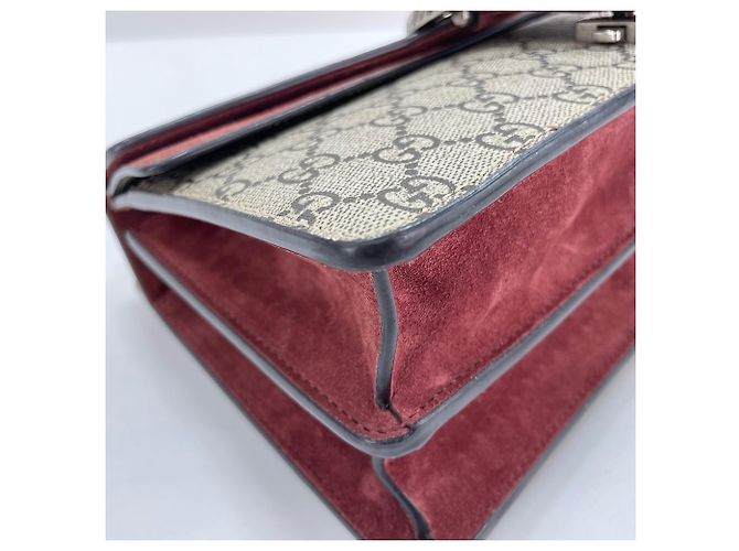 Borsa a Spalla Gucci Dionysus GG Blooms Beige - vista 8