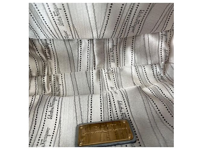 Borsa Salvatore Ferragamo Gancini Marrone - vista 11
