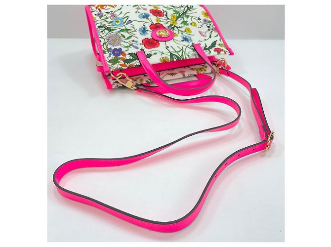 Borsa a 2 modi Gucci Flora - vista 10