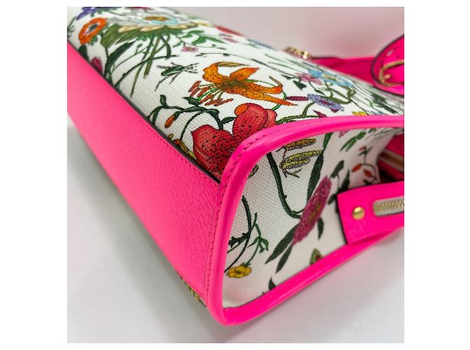 Borsa a 2 modi Gucci Flora - vista 9