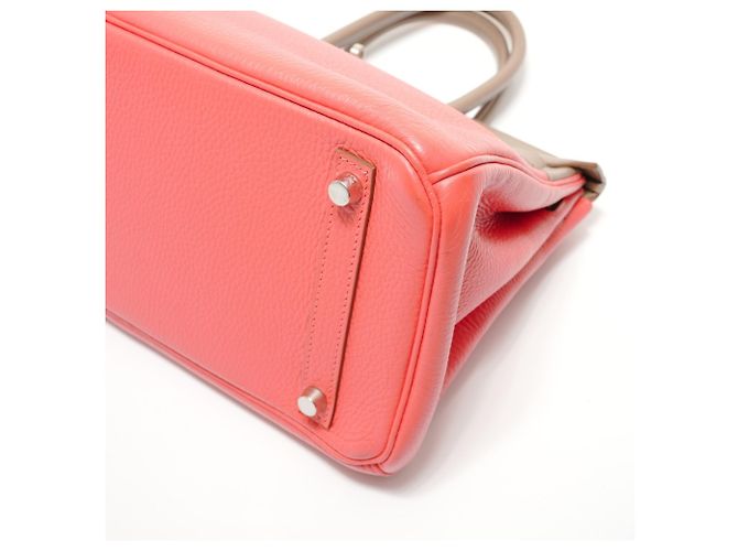 Hermès Borsa Hermes Birkin 30 Casaque in Rosa - vista 6