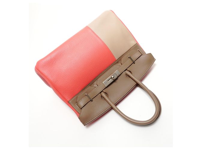 Hermès Borsa Hermes Birkin 30 Casaque in Rosa - vista 8