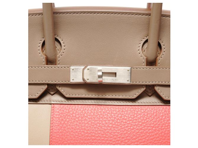 Hermès Borsa Hermes Birkin 30 Casaque in Rosa - vista 9