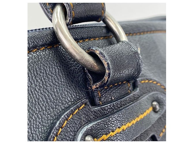 Borsa Tote Christian Dior Trotter Blu navy - vista 11