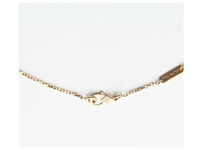 Collana Alhambra in oro rosa e diamanti Au750 Van Cleef & Arpels - vista 7