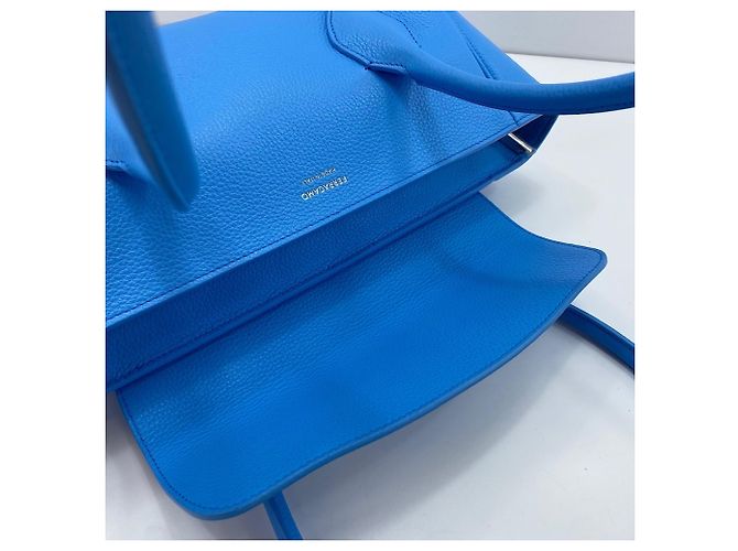 Borsa Salvatore Ferragamo East West - Blu - vista 11