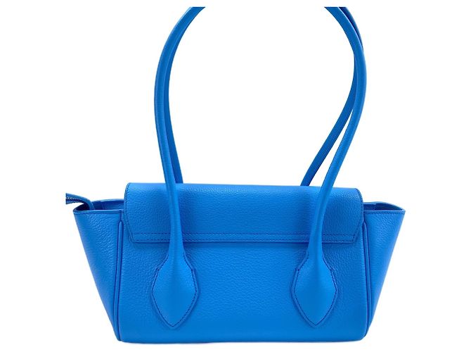 Borsa Salvatore Ferragamo East West - Blu - vista 3