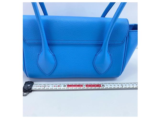 Borsa Salvatore Ferragamo East West - Blu - vista 4
