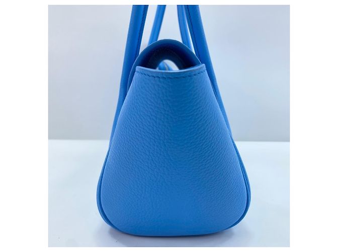 Borsa Salvatore Ferragamo East West - Blu - vista 6