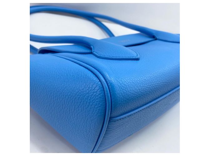 Borsa Salvatore Ferragamo East West - Blu - vista 9