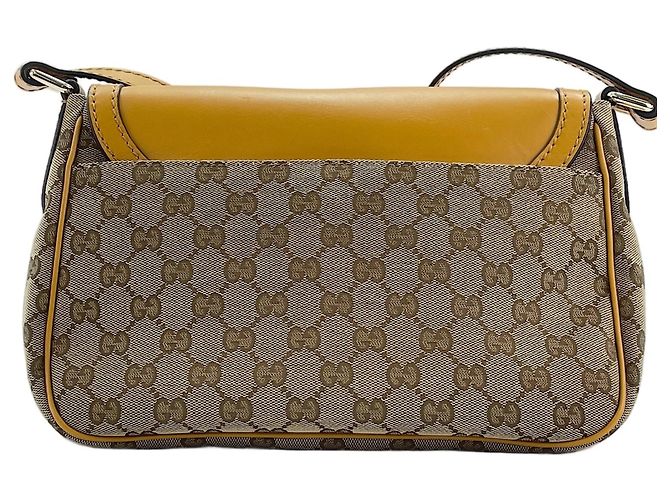 Borsa a tracolla Gucci Sukey in giallo - vista 2