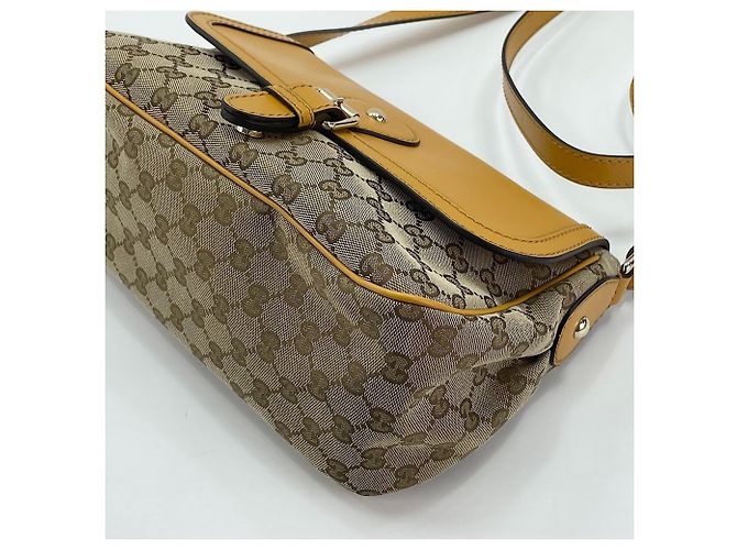 Borsa a tracolla Gucci Sukey in giallo - vista 7