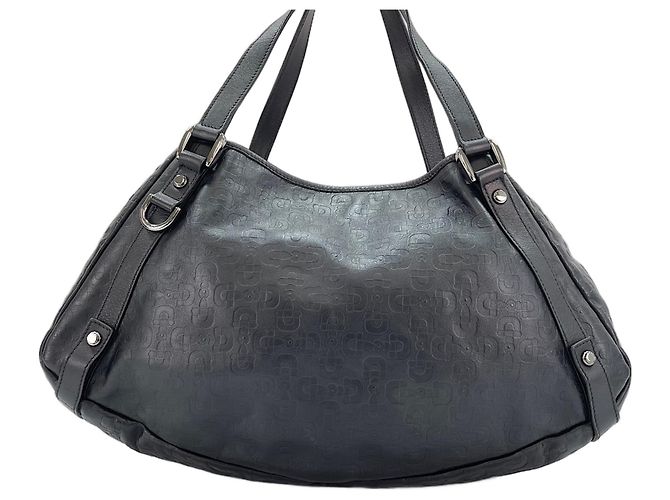 Gucci Abbey Horsebit Muster Tragetasche Schwarz - Ansicht 2