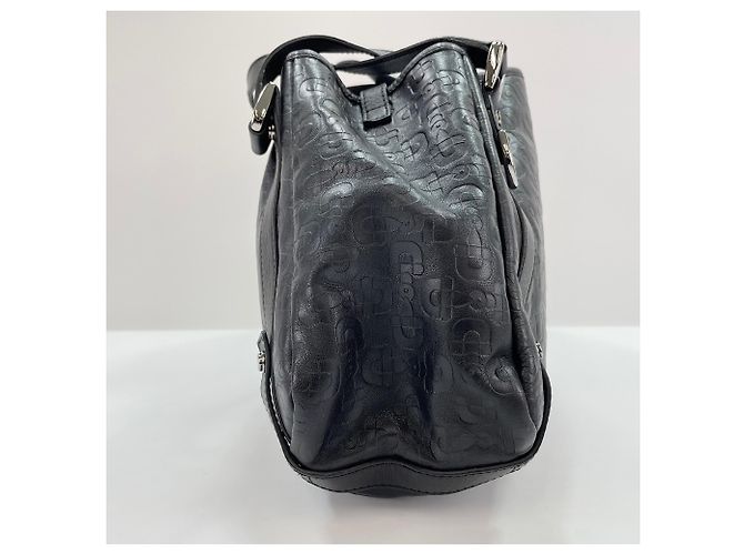 Gucci Abbey Horsebit Muster Tragetasche Schwarz - Ansicht 5