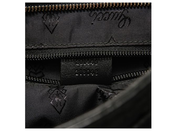 Borsa a tracolla in pelle Gucci GG Shima Nero - vista 10